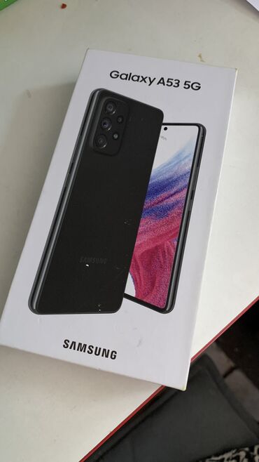 игровые телефоны в бишкеке: Samsung Galaxy A53 5G, Б/у, 128 ГБ, цвет - Голубой, 2 SIM