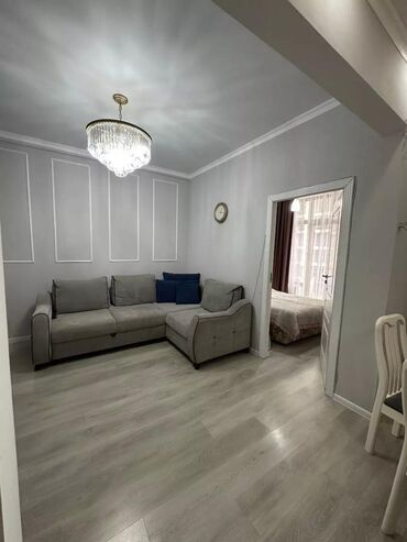 снять квартиру в заре: 1 бөлмө, 58 кв. м, Элитка, 9 кабат, Евроремонт