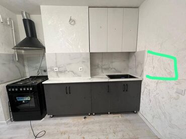 Кухонные гарнитуры: Кухонный гарнитур, Новый, цвет - Серый, Бесплатная доставка at lalafo.kg — 22 Кухонные гарнитуры: Кухонный гарнитур, Новый, цвет - Серый, Бесплатная доставка — 22