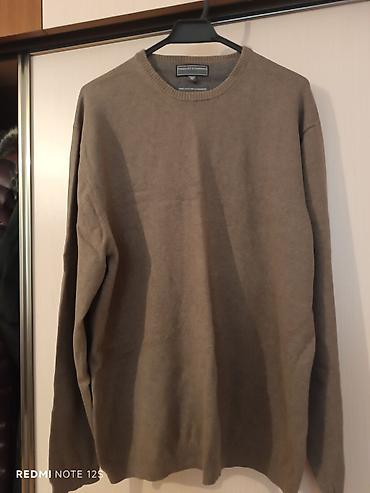 свитер: Мужской свитер, 3XL, цвет - Коричневый — 1
