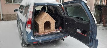 Зоотовары: Будка, домик для собаки. - Материал: плита OSB, толщина 9мм, ширина — 9