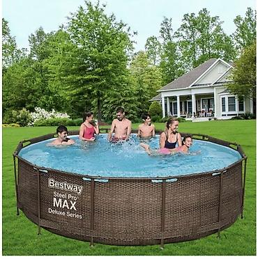 водный мото: Каркасный бассейн Bestway Steel Pro MAX Deluxe Series - Размер: 366 × — 3