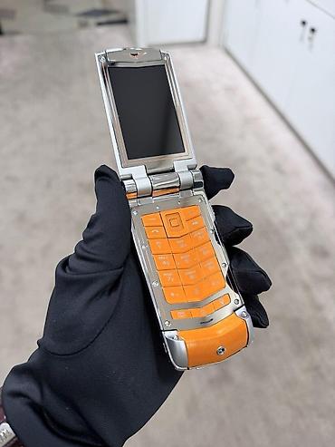 phone 4s: Vertu Constellation, rəng - Narıncı, Düyməli — 4