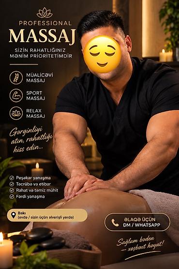 masaj 30 azn: Klassik masaj, Qadınlar üçün, Evə gəlməklə, Klinikada — 7