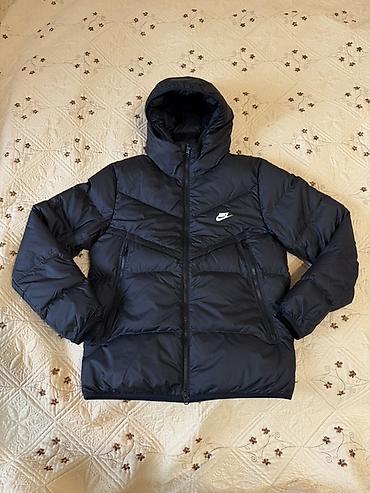 leopard 7: Мужская куртка, M, Nike, Новый, цвет - Черный, Самовывоз, Платная доставка — 1