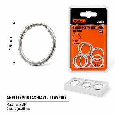 KMT Style prstenovi za ključeve – 25 mm Praktični metalni prstenovi