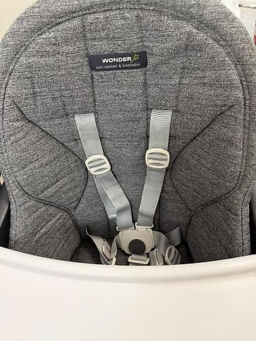 argus air: Стульчик для кормления, Б/у, Peg perego, Пластик, Трансформер, цвет - Серый, Самовывоз — 3