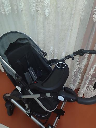 maxi cosi: Uşaq arabası – Babacoo markası, 3 təkərli ön dönər blok və iri arxa — 7