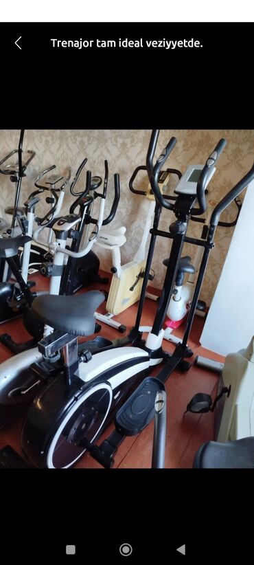 qaçış aparatı satış: Elliptik trenajor və velotrenajor kombinə edilmiş fitness aparatı