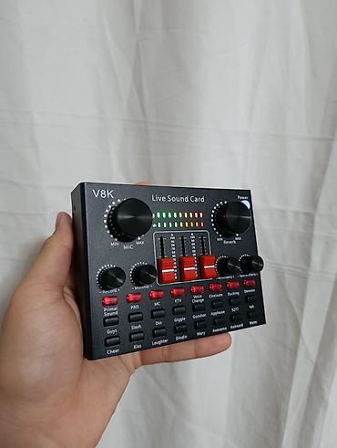 Musiqi alətləri: V8K Live Sound Card / Səs kartı (Yeni kimidir) Təcili satılır! V8K — 2