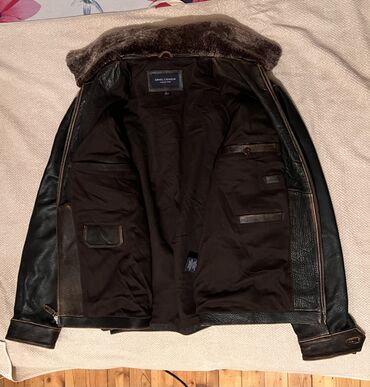 Kurtkalar: Tebiyi yunwaq heqiqi deri kurtka L razmer menim boyum 183/ceki 84 190 — 3