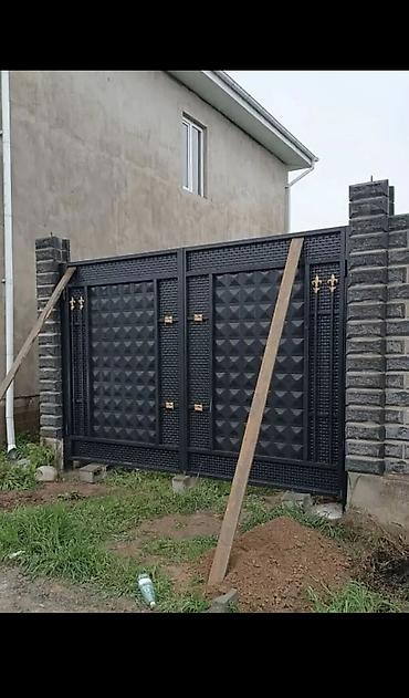 Распашные ворота: Стальные уличные ворота и калитки - Материал: сталь. - Тип — 3