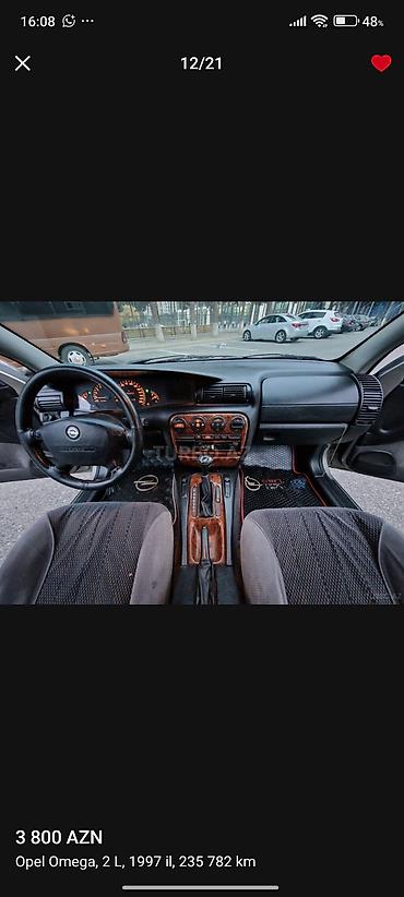 Opel: Opel Omega: 2 l | 1996 il 4190000 km Sedan -da lalafo.az — 15 Opel: Opel Omega: 2 l | 1996 il 4190000 km Sedan — 15