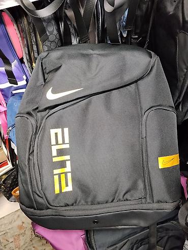 рюкзак спорт: Рюкзак Nike Elite, черный - Вместительное основное отделение на — 1