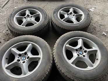 work r18: Комплект колес для BMW: литые диски + шины 235/65 R17. - Диски — 1