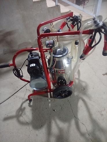 животные на р: Доильный аппарат на тележке для коров/коз - Электрический вакуумный — 1