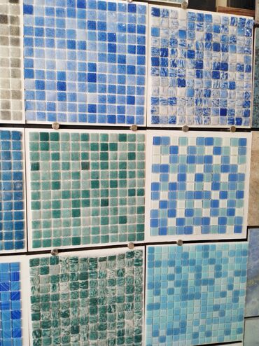 muncuq seti: Mozaik kafel kolleksiyası - Material: şüşə/keramika mozaik kafellər -
