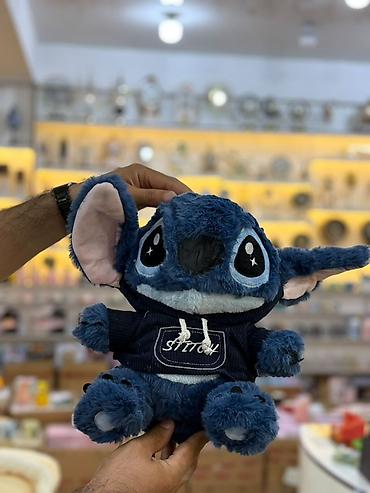 uşaq ucun oyuncaqlar: Stitch plyuş oyuncaq – kapüşonlu sviterli - Sevimli mavi Stitch — 3