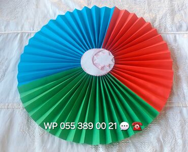 Digər ev dekoru: Bayraq gülləri. Şəkilləri çevirin zəhmət olmasa. Zəfər günü tablosu — 5