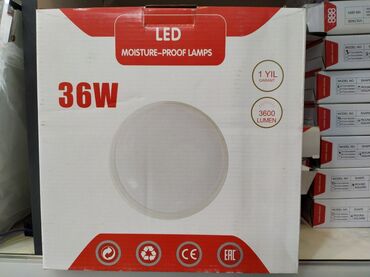 36W gücündə, nəmə davamlı LED lampalar. Bu lampalar 3600 lümen işıq