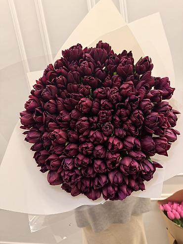 Другие услуги в сфере красоты и здоровья: Тюльпаны по 100 сом 
Оформим, доставим во время ☺️ 
От 200 шт 90 сом — 25