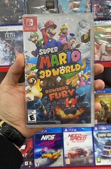 nintendo switch oyun: Nintendo switch super Mario 3d world fury. Tam bağlı upokovkada — 1