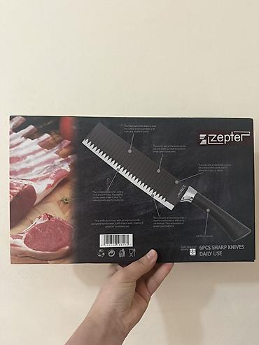 набор ножей zepter: Zepter ZP-008 – 6 hissəli mətbəx bıçaq dəsti Xüsusiyyətlər: - — 1
