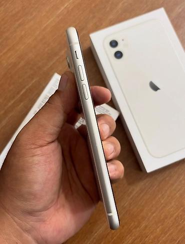 ipad 7 qiymeti: IPhone 11, 128 GB, Ağ, Zəmanət, Simsiz şarj, Face ID — 2