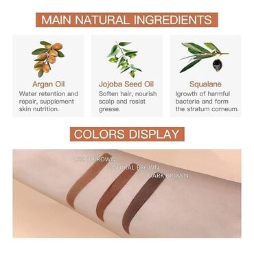 Šminka: Pecat za obrve tamno braon *Veoma jednostavan za korišćenje*: Da li — 5