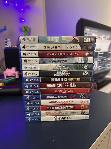 Oyun diskləri: Playstation 5 oyun diskləri Barter var. Disklərin hər biri ideal — 1