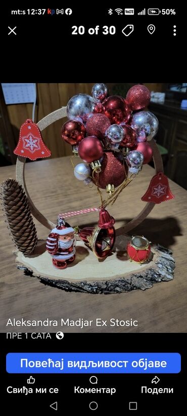 Praznična dekoracija: Set ukrasa, bоја - Šareno, Novo — 7