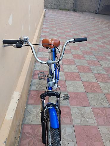 velo rambo: Stels Velo şəhər/komfort tipli velosiped - Rəng: mavi-ağ, qəhvəyi — 7