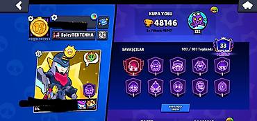 ipad 1: Brawl Stars hesabı – yüksək səviyyəli, tam dolu kontent - Kupa yolu — 1