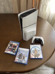 сони плейстейшон 5: Продаю ps5 slim с дисководом 1tb в хорошем состоянии В комплекте все
