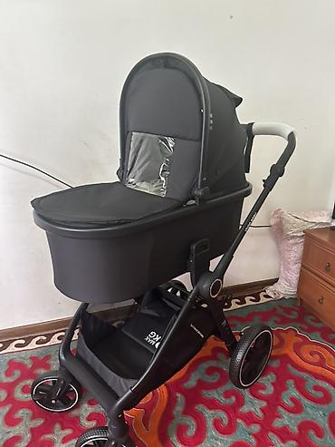 carrello коляска: Коляска, цвет - Черный, Б/у — 2