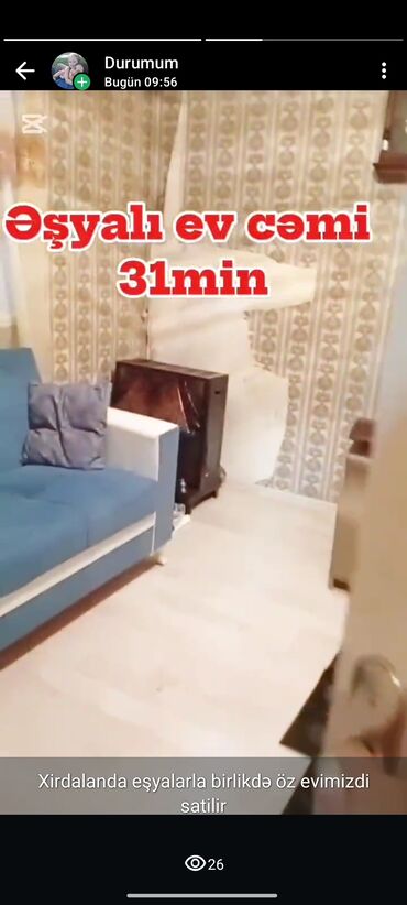 Həyət evləri və villaların satışı: Xırdalanda əşyalarla birlikdə satılan həyət evi.Kim istese yazsin -da lalafo.az — 8 Həyət evləri və villaların satışı: Xırdalanda əşyalarla birlikdə satılan həyət evi.Kim istese yazsin — 8