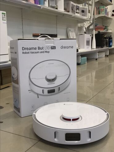 робота на дом: Робот-пылесос Dreame, Сухая, Wi-Fi, Умный дом, Составление плана помещения