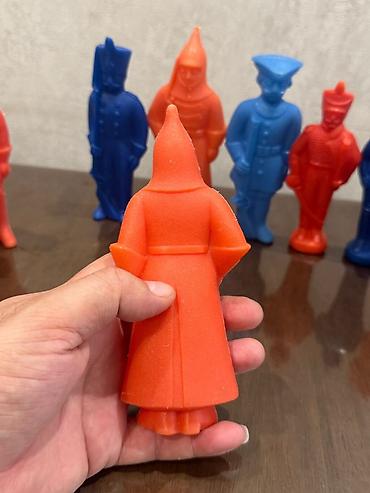 bas ortusu: Plastik əsgər fiqurları dəsti Sovet dovrune aid ela vezyyetde Qiymet 1 — 6