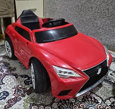 mini maşin: Uşaq üçün elektrikli minik maşını – qırmızı - Korpusu sport — 1