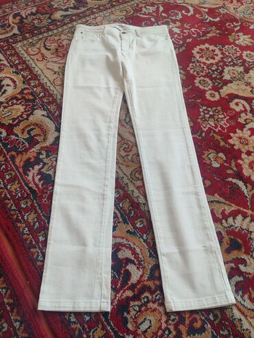 джинсы с майкой: Прямые, Германия, Высокая талия
