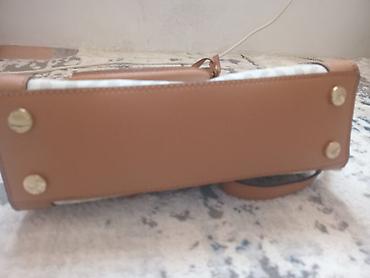 Сумки: Сумка Michael Kors (логотип MK) - Модель: структурированная — 7