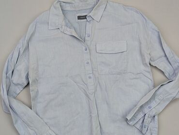 błękitna eleganckie bluzki: Koszula Damska, C&A, S, stan - Dobry
