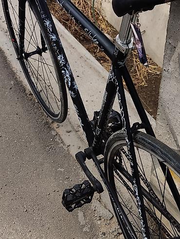 bmx руль: Фикс-байк (фикс/синглспид) с необычным кастомным оформлением - Рама — 2