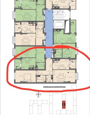 Продажа квартир: 2 комнаты, 65 м², Элитка, 6 этаж, ПСО (под самоотделку)