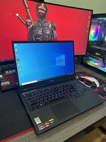 супер игровой компьютер: Ноутбук, Lenovo, 16 ГБ ОЗУ, AMD Ryzen 5, 15.6 ", Б/у, Для несложных задач, память SSD