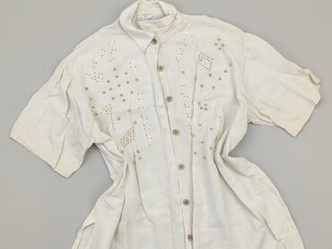 białe krótka bluzki: Koszula Damska, Solar, M, stan - Dobry