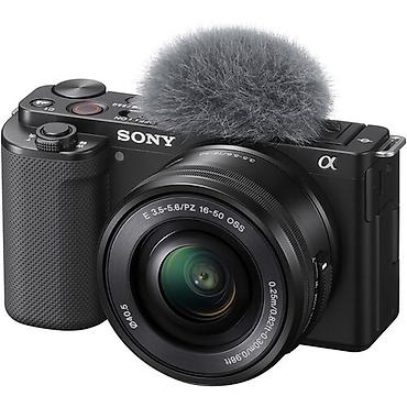 Техника и электроника: Sony ZV-E10 с объективом E PZ 16–50mm f/3.5–5.6 OSS Компактная — 2