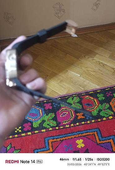 kol saati: Hublot tərzində unikal dizaynlı qol saatı işləmir - Korpus: qızılı — 3