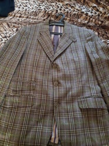 лето в пионерском галстуке: Итальянский пиджак ЕТРО чисто шерстяной в клетку однобортный,и пиджак