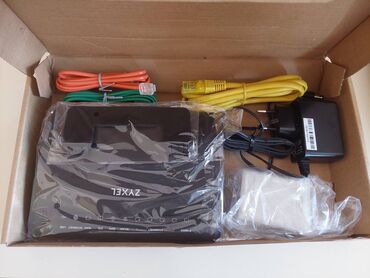 adsl wifi modem router: Router Zyxel VDSL VMG3312-T20A yenidir